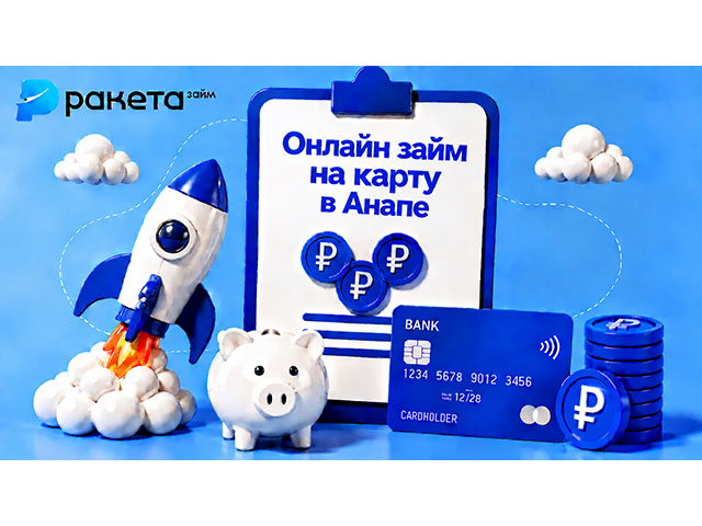 Онлайн займ на карту в Анапе первые 15 дней — под 0%