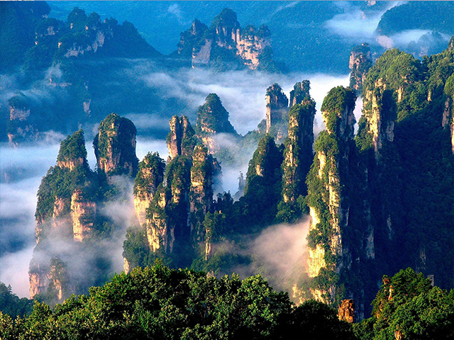 Небесные горы, Китай, в статье о природных достопримечательностях МКК Ракеты Займ