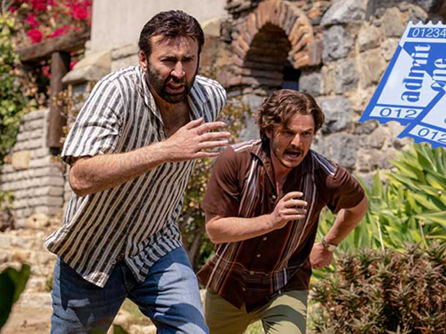 Некогда востребованный актёр Николас Кейдж переживает затянувшийся кризис среднего возраста