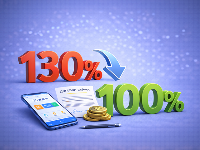 Переплата снижена до 100% — как это выглядит на 5 000, 15 000 и 30 000 ₽