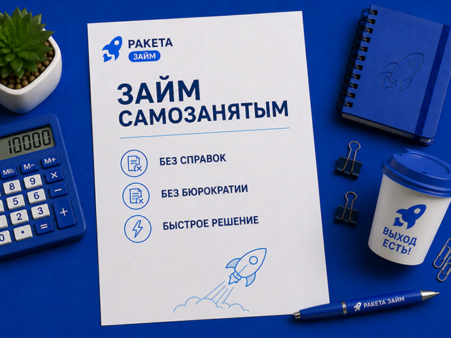Займ самозанятым на карту — без справок, без 2-НДФЛ, только паспорт